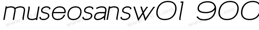 museosansw01 900ital字体转换